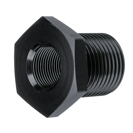 1/2-28 to 3/4-16 Threaded Suppressor Oil Filter Adapter Screw Steel