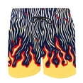 thumbnail image 4 of PNTUTB Summer Men's Fashion Printed Drawstring Waistband Casual Loose Comfortable Beach Shorts with Pockets, 4 of 6