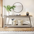thumbnail image 6 of Tribesigns Farmhouse Console Table, 70.9 inches Extra Long Console Table for Entryway, Hallway, Living Room, Grey, 6 of 6