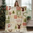 thumbnail image 4 of Christmas Throw Blanket Flannel Fleece Blanket Super Soft Plush Warm Bed Blanket Sofa Couch Decoration Winter Blanket Home Decor Blanket All Season Comfort Throw, 4 of 5