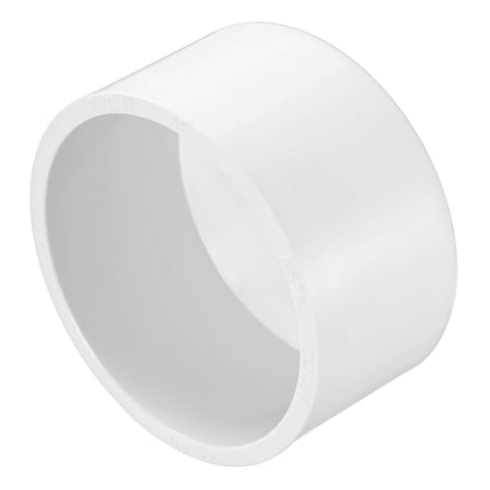Uxcell 1-Pack 3 Inch PVC Pipe End Cap Fitting SCH40 Pipe Plug Adapter for Plumbing/DIY/Garden Socket Cap Connector [White]