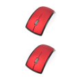 thumbnail image 2 of Seitruly Ratón inalámbrico de 2,4G, ratón plegable para ordenador, Mini portátil de viaje, ratón silencioso, receptor USB, ratón para ordenador rojo 2piezas, 2 of 5