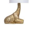 thumbnail image 4 of 25 Inch Table Lamp, Jungle African Giraffe Statuette Gold Metal Base, 4 of 5