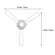 thumbnail image 2 of MERRYHAPY 24Ud Clip Adaptador Para Pantalla De Con De Tres Puntas Color Plateado, 2 of 8