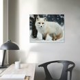 thumbnail image 4 of ARISTURING Fox In Snow Winter Canvas Decorative Painting Poster Home Decor Art HD Pictures Bedroom Living Room Wall Art 16x12in, 4 of 6