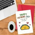 thumbnail image 4 of Funny Fathers Day Gift from Wife Girlfriend, Romantic Taco Fathers Day Card Gift for Husband Boyfriend, Happy Father's Day To The Only Meat for My Taco, 4 of 5