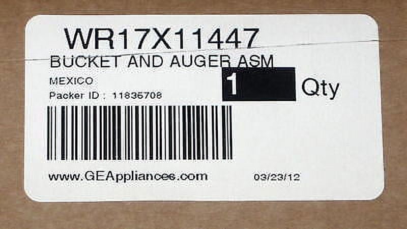 General Electric GE WR17X11447 Refrigerator Ice Bucket Assembly
