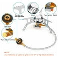 thumbnail image 4 of Outdoor Portable Camping Gas Stove,Backpacking Stove with Piezo Ignition,Camping Stove Adapter With Case, 4 of 7