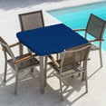 thumbnail image 5 of COVERS&ALL Square Table Top Cover, 18 Oz Heavy Duty Waterproof UV & Weather Resistant, for Patio Outdoor Garden Lawn Backyard Furniture Coffee Side Table (6"H x 36"D x 36"W, Blue), 5 of 7