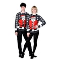thumbnail image 6 of RWB Happy Santa Ugly Christmas Sweater SLIM FIT Large, 6 of 8