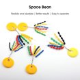 thumbnail image 4 of Rubber Space Beans Bobber Colorful Stable Oval Design Float Space Beans for Fishing, 4 of 7