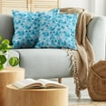 thumbnail image 5 of Ambesonne Blue Throw Pillow Cover 2 Pack, Geometric Triangles Mosaic, 24", Blue Sky Blue Pale Blue, 5 of 5