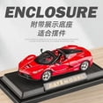 thumbnail image 5 of 1:36 Ferrari Laferrari convertible Diecast Car Metal Model With Light And Sound Pull Back car Alloy Toy Collection For Gifts X75, 5 of 9