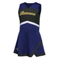 thumbnail image 2 of Girls Preschool Purple Baltimore Ravens Two-Piece Cheer Captain Jumper Dress with Bloomers Set, 2 of 4