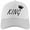 White, variant on Gravity Threads King's Crown Adjustable Trucker Cap - Black