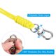 thumbnail image 4 of Uxcell 19" Paracord Lanyard Clasp Necklace Cord Badge Holder Strap, Amarillo 3 Pack, 4 of 5