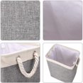 thumbnail image 3 of Upgrade Cestos para la Ropa Grandes 65L, Cesto para la Ropa Plegable con Asas, Cesto para la Ropa Adecuado para Dormitorios Cuarto de Lavado, Baño, Beige+Gris kaili Sencillez, 3 of 5