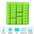thumbnail image 3 of Building Brick Ice Tray or Candy Mold for Lego Lovers! 2 Pack Ice Cube Molds, 3 of 5