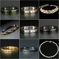 thumbnail image 2 of K-KED Men's Stainless Steel Chain Fashion Link Bracelet Wristband Bangle Jewelry-#9, 2 of 9