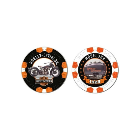 Harley-Davidson Vintage Series 6 - 1928 Model JDH Collectible Poker Chips, Harley Davidson