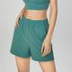 thumbnail image 5 of MKLEKYY Pantalones cortos deportivos para mujer, informales, de verano, para yoga, correr, entrenamiento, con bolsillos laterales divididos, cómodos, elásticos, transpirables y ligeros., 5 of 5