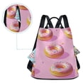 thumbnail image 5 of FORMRS Women's Travel Backpack Purse Anti-Theft Hidden Pockets Casual Shoulder Bag, Cartoon Doughnuts, 5 of 7