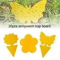thumbnail image 2 of Ludlz Sticky Traps, 20Pcs Flying Gnat Catcher Insect Dual Sided Yellow Sticky Trap Indoor Outdoor , Gnat Killer for Fungus Gnat, Fruit Fly and Other Insects, Protect The Plant, 2 of 2