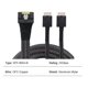 thumbnail image 4 of PCI-E Slimline SAS Inclusive Scoop-Proof Anti-Misplug SFF-8654 8i 74P to SFF-8639 U.2 + 15P with Right Left Screw Holes, 4 of 5