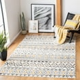thumbnail image 2 of SAFAVIEH Sedona Brendanus Southwestern Area Rug, Ivory/Charcoal, 3' x 5', 2 of 7