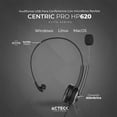 thumbnail image 3 of Audifono Diadema para Call Center Acteck Centric Pro HP620 Alambrico USB Negro AC-935326, 3 of 5