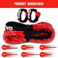 thumbnail image 3 of Cuerda de recuperación cinética Tyt Cargo Strap, 1 pulgada x 9 m, 48.000 libras, 3 of 6