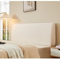 thumbnail image 1 of Cabecero Tapizado Cama Completo Sin Taladro Montaje 5min Soporte Funda Blanco Roto Pinmoco D-OWHT Con Base, 1 of 8