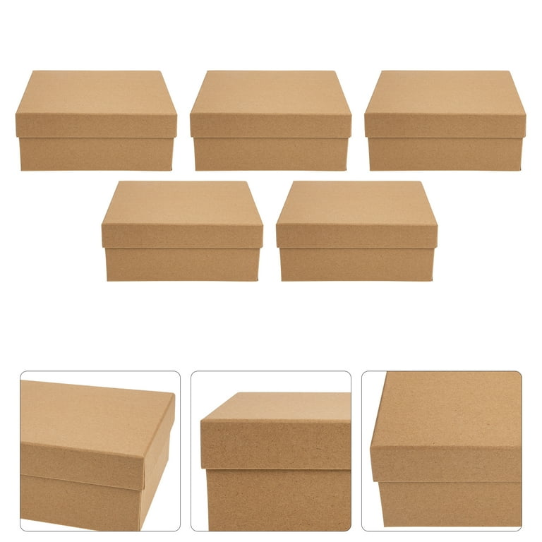 Small Kraft Paper Gift Boxes Gift Boxes With Lid Mini - Temu