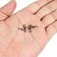 thumbnail image 5 of Uxcell 3 Way Swivel 66lb Copper Fishing Cross Line T Turn Terminal Tackle Black 60 Pack, 5 of 7