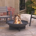 thumbnail image 5 of Bowery Hill Mid-Century Outdoor Steel Fire Bowl in Gray, 5 of 9