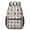 Fireman and Helmet White Pattern, variant on Fireman and Helicopter Black Pattern 17" Waterproof Oxford School Backpacks for Teens, S-Shape Padded Straps, for School, Travel, Hiking, Camping