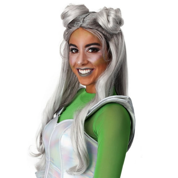 Glitter Space Buns Wig