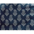 thumbnail image 5 of oneOone Georgette Viscose Navy Blue Fabric Paisleys Quilting Supplies Print Sewing Fabric By The Yard 42 Inch Wide, 5 of 6