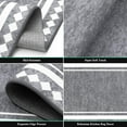 thumbnail image 3 of Farmhouse Kitchen Rugs Sets of 3 Non Slip Washable Kitchen Rugs and Mats Boho Kitchen Mats for Floor Kitchen Runner Rug Kitchen Carpet Rug Runner for Hallways Kitchen Laundry, 3 of 6