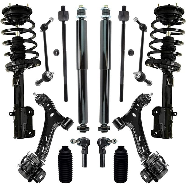 Detroit Axle Front Struts Rear Shocks Lower Control Arms Sway Bars