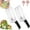 Black *2pcs, variant on Dual Blade Julienne Cutter, Stainless Steel Dual Blade Julienne Cutter, Stainless Steel Shredder Knife, Cabbage Shredder Slicer, Multifunctional Vegetable (Black *2pcs)