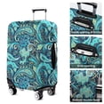 thumbnail image 5 of Blue Paisley and Floral Pattern Luggage Cover Fashion Suitcase Cover Baggage Covers Fit 25-28 Inch Luggage (Go Travel), 5 of 5