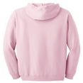 thumbnail image 2 of Full-Zip Hooded Sweatshirt - MH - Light Pink MH18600SA 5XL, 2 of 2