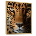 thumbnail image 2 of Designart "Brown Leopard Textures Of " Animals Floater Framed Wall Decor, 2 of 7