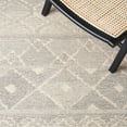 thumbnail image 6 of SAFAVIEH Casablanca Gracelyn Diamond Area Rug, Grey/Beige, 6' x 9', 6 of 8