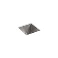 thumbnail image 1 of Kohler K-5287-NA 15 x 15 in. Strive Strive Under-Mount Bar Sink with Basin Rack, Silver, 1 of 5
