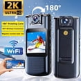 thumbnail image 4 of Cámara de Mano 2K, Cámara Deportiva, Videocámara de Acción, Cámara WiFi, Cámara de Visión por Infrarrojos con Clip Trasero Magnético., 4 of 8