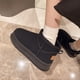 thumbnail image 3 of Botas de nieve de cuero de vaca para mujer, botines de plataforma Ultra Mini de diseñador australiano, cálidos, de piel de vaca, lana de ante, Invierno, 3 of 3