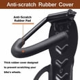 thumbnail image 4 of AYAMAYA 4 Pack Bike Rack for Garage Wall Mount, Vertical  Bike Storage Bicycle Hanging Hooks with Screws - Holds up to 67 lb, Black, 4 of 9