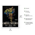 thumbnail image 2 of Black Orpheus (Orfeu Negro) - Directed by Marcel Camus - Vintage Film Movie Poster by Georges Allard c.1959 - Master Art Print (Unframed) 9in x 12in, 2 of 4